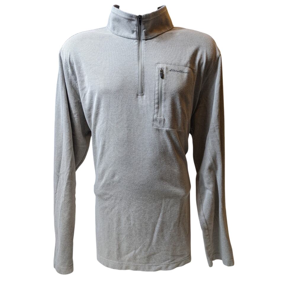 Eddie Bauer Travex Quarter Zip Pullover Mens TXL Tall Light Performance Hiking - Picture 8 of 12